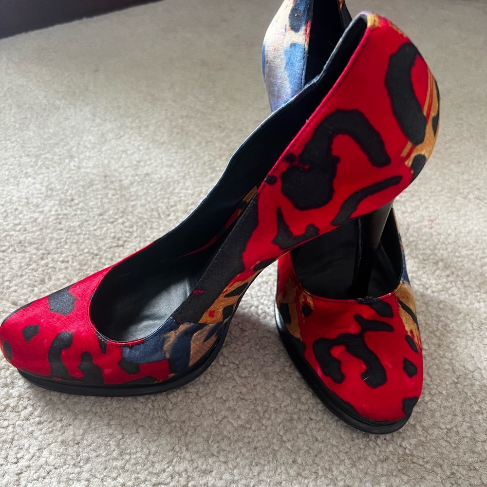 DVF Multi Colored Pumps